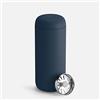 Fellow Carter Move - Tazza da viaggio in acciaio inox, isolata sottovuoto, con interno in ceramica e paraspruzzi, colore: blu pietra, tazza da 453,6 g