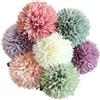 HYTROVE Set 7 Pezzi Fiori Finti di Simulazione a Forma di Pallina di Soffione, Decorazione Elegante per Matrimonio e Finestre, Design Floreale Realistico