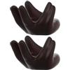 STOBAZA 2 Pezzi Supporto per Sfere di Cristallo in Resina a Forma di Mano Unica, Base Decorativa Elegante per Sfera, per Decorazione Casa e Ufficio