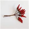 BARATTI Peperoncino Rosso Finto per Decorazione 30 mm Confezione 144 pz Art FB8169