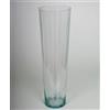 YVAN MOINS CHER Grande vaso decorativo di vetro conico per decorare i tavoli di nozze o la cerimonia Crea la tua decorazione di luce elettrica - Altezza 70 Diametro 17,5 cm Spessore del vetro 2 mm