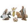 Moranduzzo Natività 6 Soggetti per Presepe da 10 cm - STANDARD 10 - Scala 1:20 - Statuine Indistruttibili, Rifinite a Mano, Scultore M. Landi, Made in Italy