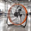 Generic Ventilatore Industriale da Pavimento ad Alta velocità, circolatore d'Aria | con 4 velocità e inclinazione di 130°, Struttura Robusta,ideale per cortili, magazzini e spazi commerciali
