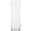 Euro Italia Cilindro in Vetro Diametro 25 Cm Altezza 80 Cm Contenitore Trasparente Wedding