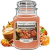 Yankee Candle Candela profumata Pumpkin Spice - barattolo grande 538 g | candela speziata di zucca, candela di zucca, spezie di zucca, regalo Yankee Candle per le donne, decorazioni di Halloween