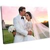 generic Foto su tela personalizzata, senza cornice, poster personalizzato con stampa fotografica, ritratto di animali domestici, foto personalizzate per regali di compleanno, regalo di laurea, feste