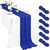 Pesonlook 6 runner da tavola in tela cerata da 3 m, stile boho, 55 x 300 cm, stile rustico, romantico, per matrimoni, feste, addio al nubilato, decorazione natalizia