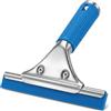 Silkmin 15cm Tergivetro Professionale in Acciaio Inox,Tiraacqua Vetri Doccia, Raschietto Vetro Silicone, Spatole Lavavetri Auto Blu, Pulitore Finestre per Pulire e Asciuga,Piastrelle,Strumento di Pulizia Lame