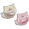EHDWXVZM Specchio Per Trucco Gatto Cartone Animato 2 Pezzi, Simpatico Pieghevole e Portatile, Mini