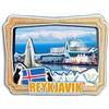Quwsne Magnete da frigorifero Reykjavik Islanda magnete da frigorifero souvenir di viaggio città regali turistici 3D classici punti di riferimento artigianali fatti a mano decorazione della casa -3967