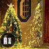 Redefun Fascio di Luci 1 M 100 LED Luci di Natale a Batteria | 8 Modalità Luci a Cascata con Telecomando, Impermeabili Catena Luminosa per Giardino Festa Matrimonio da Decorazione