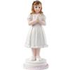 Hobbyfun Konfirmation / Kommunion Statuetta con Bambina Ragazza Che Prega per Comunione CRESIMA 9 cm bomboniere