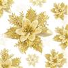 YSUVIN Fiori di Natale Decorare, 10 Pcs Oro Albero di Natale Decorazioni Glitter Fiore di Natale, Fiori Artificiali di Natale con 10 Pcs Clip per Natale Matrimonio Festa Capodanno (14cm)