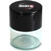 TIGHTPAC MINIVAC Minivac, Contenitore sottovuoto ermetico, Multiuso, per Alimenti, capienza: 10-30 g, plastica, Black cap Clear Body, .12-Liter/4-Fluid Ounce
