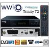 WWIO Decoder Ricevitore Tv Digitale Terrestre HD DVB-T2 USB HDMI e Scart Mpeg4 Hevc