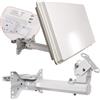 Selfsat H30D4 Flachantenne Mit Quad Lnb Für 4 Teilnehmer