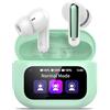 Thunelec Cuffie Bluetooth con touchscreen, 2026, senza fili, Bluetooth 5.4, con ANC+ENC, microfono con cancellazione del rumore, 48 ore di autonomia, bassi profondi, con 5 modalità EQ, impermeabili IP7
