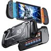 FYOUNG Dockable Custodia per Nintendo Switch 2 (2025), staccabile e morbida in TPU per Joy-Con 2, Custodia protettiva PC per Accessori Switch 2, Memoria 10 Carte da Gioco
