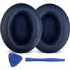 UOWGA Cuscinetti auricolari di ricambio per cuffie Anker Soundcore Life Q20/Q20BT/Q20+, cuscinetti auricolari di ricambio (blu navy)