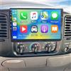 Loddery Autoradio Stereo per Ford F150 1997 1998-2004 con Carplay Android Auto | 4+64G 2 Din Android 13 10,1 pollici Touch Screen Radio Lettore Multimediale con navigazione GPS Mirror Link DAB+ FM SWC WiFi