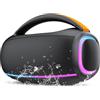 Ajblg Altoparlante Bluetooth con luce, scatola musicale Bluetooth, doppio driver per bassi, IPX7 Waterproof, TWS, AUX, TF, Bluetooth Box adatto per attività all'aperto, feste, cantiere