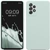 kwmobile Cover per Samsung Galaxy A72 Custodia - Back Case per Smartphone in Silicone TPU - Protezione Gommata - menta freddo