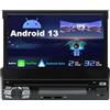 BXLIYER SXAUTO Android 13 IPS Single Din Universal Autoradio Radio Stereo - 2G+32G - Inalámbrico Carplay/Android Coche - Cámara GRATIS - DAB Fast-boot Volante DSP Bluetooth5.0 WIFI 4G EQ - 2 Din 7 pulgadas