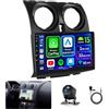 Ohradio Autoradio Nissan Qashqai J10 Android 15 CarPlay Android Auto | Nero, 2+32 GB, GPS, con Wireless Carplay Android Auto Radio FM/RDS WiFi + Retrocamera + MIC - Autoradio 2DIN 9″