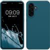 kwmobile Cover per Samsung Galaxy A56 5G Custodia - Back Case per Smartphone in Silicone TPU - Protezione Gommata - petrolio matt