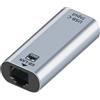 CAZSTYK Adattatore Ethernet portatile con ingresso femmina tipo C | Connettore porta RJ45, velocità 10 / 100 / 1000 Mbps telefoni, tablet e laptop