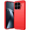 EasyShow Custodia per Compatibile con Xiaomi 17T Silicone Case TPU Protettiva Cover per Xiaomi 17T-Rosso