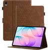 Cicili Custodia per Samsung Galaxy Tab S12+/S12 Plus 12,4 2026, marrone | Custodia in pelle PU con funzione di supporto e 4 scomparti per carte di credito, per Samsung Galaxy Tab S12+/S12 Plus
