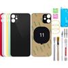 BAYERQ Vetro Posteriore di Ricambio Compatibile con iPhone 11 - Schermo Posteriore Vetro Cover Batteria con Strumenti di Riparazione (Rosso)