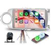 Hodozzy Autoradio per Toyota Yaris 2012-2017 con Wireless Carplay Android Auto, Touchscreen da 9 pollici con Bluetooth/RDS FM/Youbube/V-Link/GPS/USB/SWC+Telecamera Posteriore,Argento