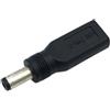 Generic Adattatore da USB C a DC 5.5x2.1mm - Convertitore di alimentazione | Tipo C al cavo USB maschio a femmina, connettore di ricarica in ABS accoppiatore spina per telefoni cellulari lampade da