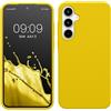 kwmobile Cover per Samsung Galaxy A35 Custodia - Back Case per Smartphone in Silicone TPU - Protezione Gommata - giallo radiante