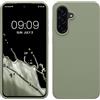 kwmobile Cover per Samsung Galaxy A56 5G Custodia - Back Case per Smartphone in Silicone TPU - Protezione Gommata - verde grigio