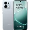 OPPO A6 Pro 5G Smartphone 8GB 256GB CPH2781 EU Dual SIM Lunar Titanium | Sbloccato, Display AMOLED 6.57 120Hz, Fotocamera AI 50+16MP, Batteria 6500mAh, Resistenza all'Acqua IP69, Carica Rapida 80W