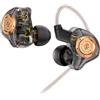keephifi Auricolari IEM CCZ MC02 MAX, Monitor In-Ear Cablati per Musica, Film | Driver da 10 mm a doppio magnete, suono Hi-Fi, jack da 3,5 mm, bassi più profondi, cavo staccabile OFC 5N
