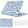 HLAAJJX Custodia Compatibile con MacBook Air 13 Pollici 2022-2026 M2/M3/M4/M5 | Copertina Case Protettiva Sottile y Protector De Teclado para MacBook Air 13,6 (A2681/A3113/A3240/A3449), Blu Vortice