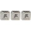 RENATA Set di 3 pile a bottone in argento ossido 357/SR44W 0% mercurio