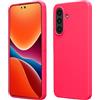 kwmobile Cover per Samsung Galaxy A57 5G Custodia - Back Case per Smartphone in Silicone TPU - Protezione Gommata - rosa shocking
