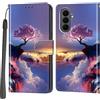 PHINIENLAND Cover per Samsung Galaxy S26 FE custodia portafoglio Alberi | 3 scomparti carte, 1 tasca banconote, Chiusura magnetica, Supporto, Pelle PU flip cover per Samsung S26 FE