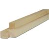 Listello in samba/ayous 30 x 30 x 1000 mm
