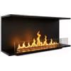 Divina Fire Camino bioetanolo da incasso trifacciale divina fire giove in acciaio nero 150x30x50 cm