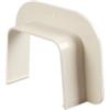 Poly pool - 1 raccordo lineare per passaggio a muro per canale 80 mm x 60 mm avorio