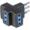 Poly pool - adattatore multiplo spina e 4 prese 10 a nero