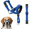 Cryptadg Museruola per Cane in Nylon, Cavezza per Testa di Cane Regolabile | Collare per Cani Regolabile e Riflettente, Taglia L Museruola con Cinghia di Sicurezza, Cuscinetto Morbido, per Cani