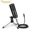 maono Microfono a Condensatore MAONO PM360TR, Microfono per Podcast con Connettore da 3,5 mm per Computer, Laptop, Telefono, Scheda Audio, YouTube, Gaming, Registrazioni