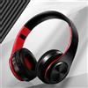 CATASSU Cuffie Stereo Bluetooth Wireless 2026: Auricolari Sportivi Over-Ear con Microfono per Smartphone, TV, PC, Tablet - Musica